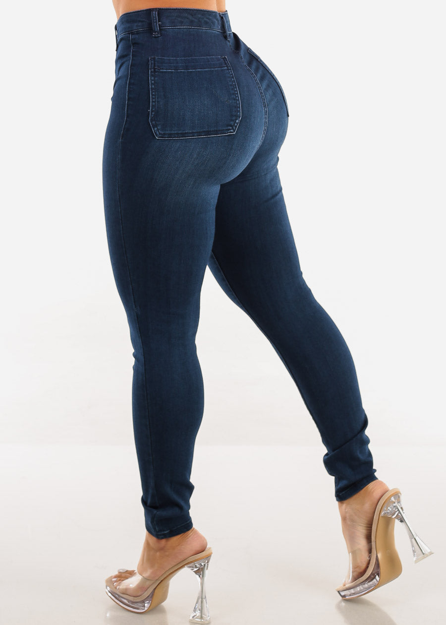 Super High Waisted Super Stretch Skinny Jeans