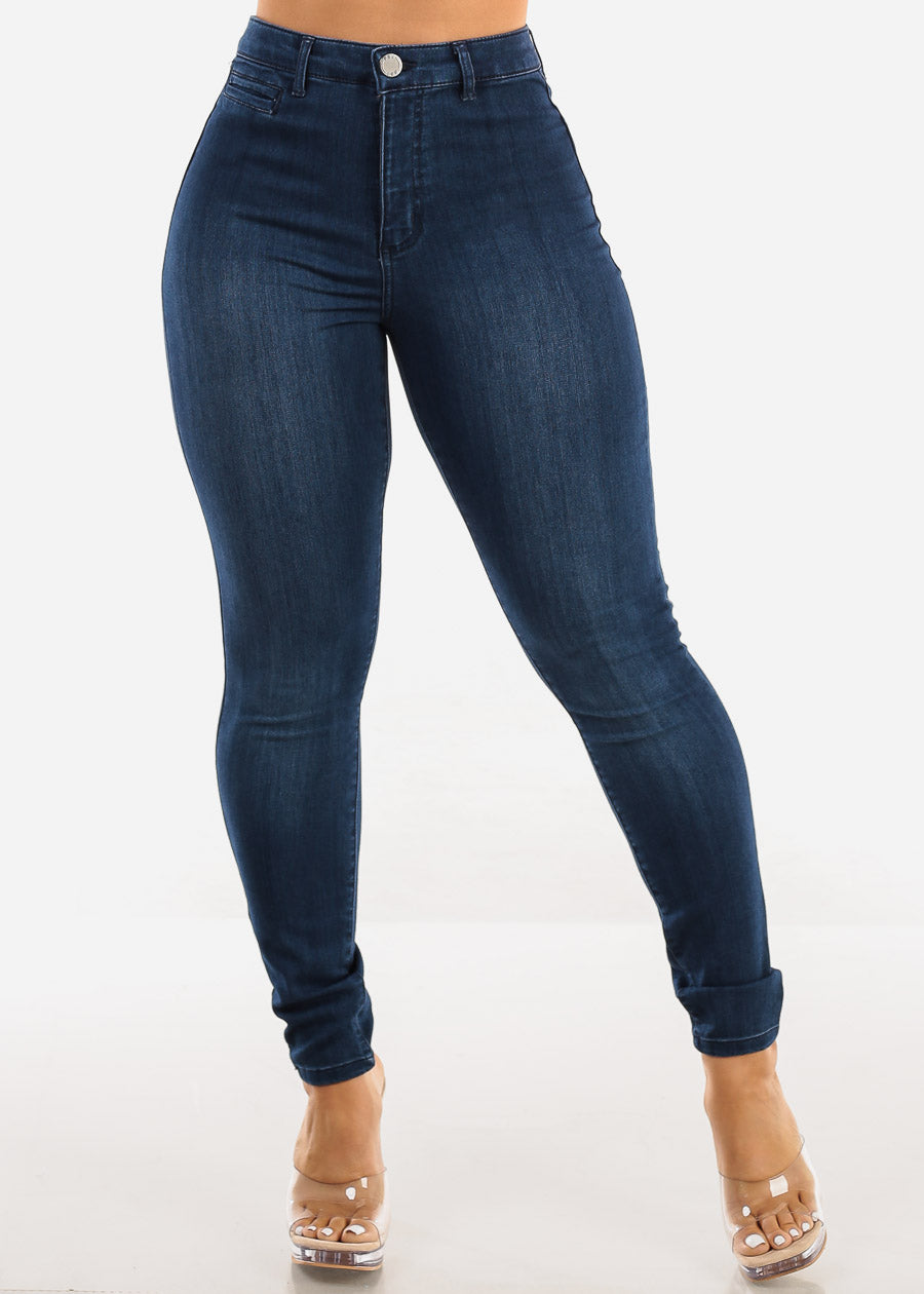 Super High Waisted Super Stretch Skinny Jeans